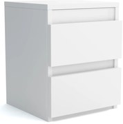 Szafka nocna komoda WIKI z 2 szufladami Biały