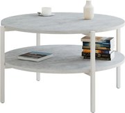 Okrągły nowoczesny stolik kawowy beton Z8-H48