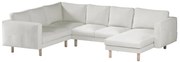 Pokrowiec na sofę narożną Norsborg 5-osobową z szezlongiem
