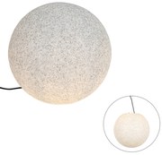 Zewnetrzna Nowoczesna lampa zewnętrzna szara 45 cm IP65 - Nura Nowoczesny Oswietlenie zewnetrzne