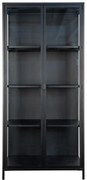Czarna metalowa witryna 80x175 cm Brisbane – House Nordic