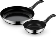Patelnie z powłoką ceramiczną ze stali nierdzewnej zestaw 2 szt. ø 28 cm Devil – WMF