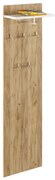 Wieszak panelowy RIOMA TYP 19, dąb artisan
