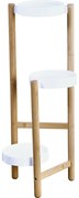 Kesper 17275 Bambusowy stojak na kwiaty 28 x 34 x70 cm