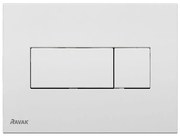 Ravak X01457 - Przycisk spłukujący UNI 24,7x16,5 cm biały