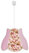 Różowa patchworkowa lampa wisząca - V167 P4-S09