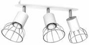 Lampa Sufitowa, potrójna, kierunkowa, srebrna, DANTE SILVER 3x mini GU10