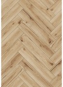 Mexen Buffalo panele winylowe jodełka 635 x 127 mm SPC 6,5 mm podkład 1,5 mm, 4 V-Fuga, Dąb - F1190-0635-127-505-4V1-01