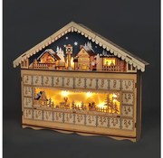 Brilagi - LED kalendarz adwentowy LED/2xAA sosna