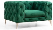 Zielony fotel Como – Artie