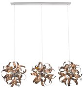 Luxera 64421 - Żyrandol na lince RIBBON 3xG9/33W/230V