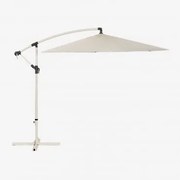Parasol Ø295 Cm Z Tkaniny I Stali Gerran Kremowa Tapioca - Sklum