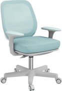 Vinsetto Fotel biurowy, ergonomiczny fotel obrotowy z regulacją wysokości, 55 x 48 x 82,5-94,5 cm, zielony | Aosom PL