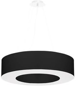 Żyrandol SATURNO 70 czarny/biały SOLLUX LIGHTING