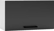 Szafka kuchenna wisząca 60 DENIS W60 OKGR czarna mat STOLKAR