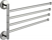 Mexen poczwórny obrotowy wieszak na ręcznik, chrom - 7039244-00
