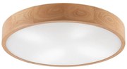 Plafon OAK 4xE27/60W/230V ø 57,5 cm dąb