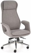 Fotel popielaty obrotowy do komputera F8-N06