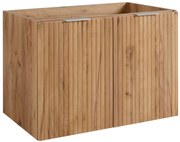 Szafka łazienkowa dwudrzwiowa 80 cm dąb craft złoty R9-C85