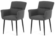 Zestaw krzeseł do jadalni DCH-J2159 GREY2, 2 szt.