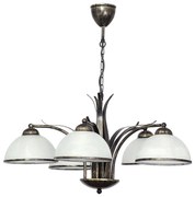 Żyrandol na łańcuchu KORFU 5xE27/60W/230V