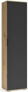 Szafa wąska dąb artisan + antracyt P8-D68