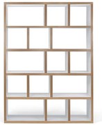 Biało-naturalny regał 150x198 cm Berlin – TemaHome