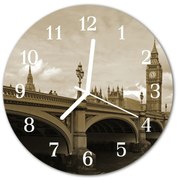 Zegar ścienny okrągły Most