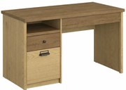 Industrialne biurko z szafką dąb cremona + dąb lefkas R8-D71