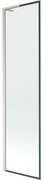 Mexen Next L parawan nawannowy 1-skrzydłowy 50 x 150 cm, czarna ramka, nikiel szczotkowany - 895-050-000-03-70-97