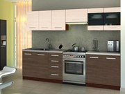 Zestaw mebli kuchennych akacja cynamonowa/dąb navara AMANDA 2 260 KUCHNIA