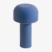 Bezprzewodowa Lampa Stołowa Led Z Żelaza Loentia Niebieski Ken - Sklum