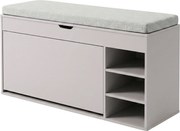 Szafka na buty z siedziskiem i wysuwanymi półkami GRADIA, 100 x 34 x 50 cm