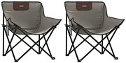 Krzesła kempingowe w kolorze szarym A3-T47
