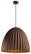 Żyrandol na lince TELMA 1xE27/60W/230V śr. 70 cm brązowy/złoty