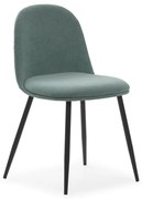 Turkusowe krzesła zestaw 4 szt. Malila – Marckeric