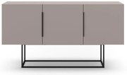 Szarobeżowa niska komoda 150x80 cm Titan – Marckeric