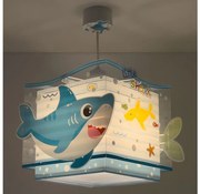 Dalber 63472 - Żyrandol dziecięcy BABY SHARK 1xE27/60W/230V