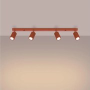 Brilagi - LED oprawa punktowa CRESTO 4xGU10/10W/230V czerwona