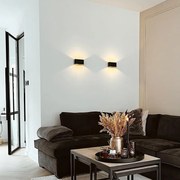 Nowoczesna Lampa Ścienna Czarna 2-Światła - Otan Nowoczesny Oswietlenie wewnetrzne