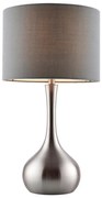Endon 61192 - Lampa stołowa PICCADILLY 1xE14/40W/230V matowy chrom/szary