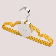 Zestaw 6 Wieszaków Metalowych Anttal Kids Musztarda - Sklum