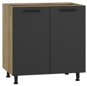 Szafka kuchenna stojąca 80 VENTO D-80/82 antracyt HALMAR