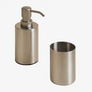 Zestaw Łazienkowy Ze Stali Nierdzewnej Valdio Clear Brush - Sklum