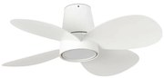 FARO 34315 - LED Ściemnialny wentylator sufitowy KLOVER S LED/20W/230V biały śr. 80 cm + pilot