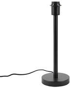 Nowoczesna lampa stołowa czarna bez klosza - Simplo