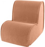 Fotelik Dziecięcy, Sztruksowy, Ceglany - Meowbaby®