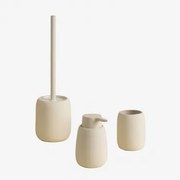 Zestaw Łazienkowy Firmy Aberden Kremowa - Sklum