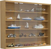 Wiszący wyświetlacz ścienny szafki szklanej Agisa L