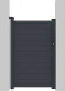 Furtka aluminiowa "Marc" - 101.2 x 155.9 cm - Szara